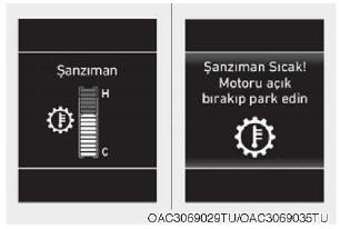 Şanzıman sıcaklık göstergesi
