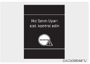 SLW (Hız Sınırı Uyarısı) sistemini kontrol edin